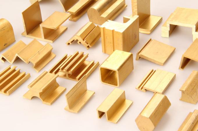Metal Alloy Copper Brass Extrusions Mouldings for Electronic