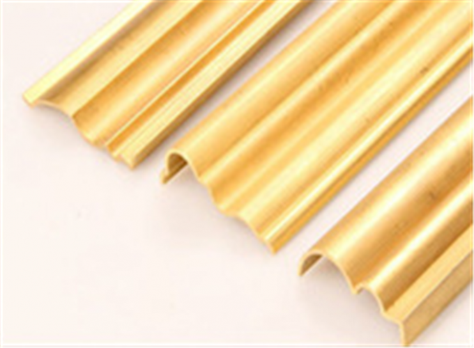 Metal Alloy Copper Brass Extrusions Mouldings for Electronic