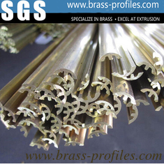 China Fashion Copper Door belt Copper Lock Frame Extrusion Profiles supplier
