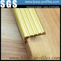 China Groove Brass Extruding Skidproof Strip Sheet for Flooring supplier