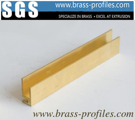 China C3800 C3604 4 ft Brass Profiles U Shaped Metal Brackets Channel supplier