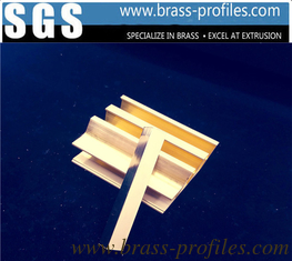 China Strong Brass Profiles Mirror Polish Brass Window And Door Frame supplier