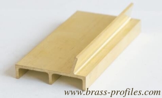 China Rustproof Brass C Shape Profiles Special Brass U-Channels Brass Solid Brass Channel supplier