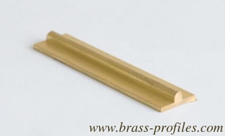 China Solid Brass T-Shaped Antirust Brass-T Profiles For Interior Decoration supplier