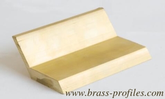 China Rustproof Brass L Shape Profiles Special Copper-L Sections For Window Frame supplier