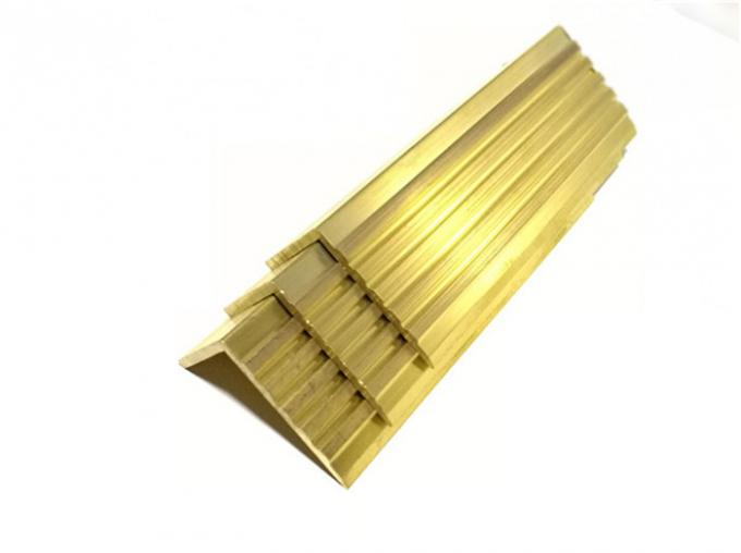 Brass Edge Tile Triim Frame / Edge Trim Brass Profiles Supplier