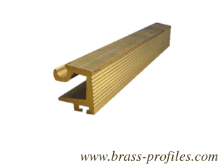China teeth copper extruded section supplier