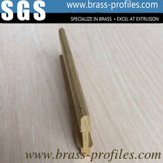 China Fashional Customer Designed Golden Extruded Pen Clips Profiles supplier