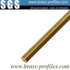 China Factory Made Hot Wholesale Cheap High Precision Brass Extrusion Hex Rods supplier