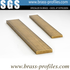 China Promotional Top Quality Free Cutting Solid Brass Flat Bar Online Sale supplier