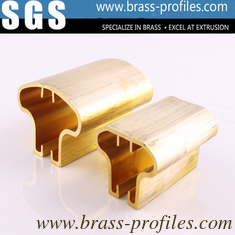 China Fashion Decorative Extruded Armrest Use Copper Alloy Profiles supplier