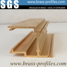 China Durable Decorative Copper Brass Profiles Brushing Brass Sections supplier
