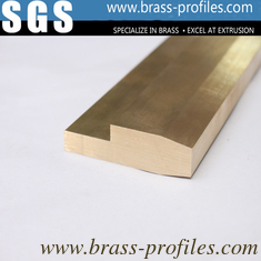 China Metal Alloy Copper Brass Extrusions Mouldings for Electronic supplier