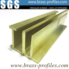 China Glossy Copper Extruded Series Brass Extruding Door and Window Frames supplier
