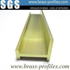 China Rustproof Copper Extruding Profiles Brass Top Window Frame supplier