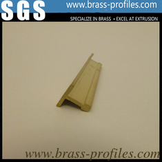 China Copper Decoretive Profiles Free Oxygen Brass Shape And Sections T Fitting supplier