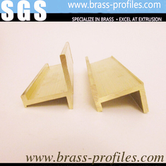 China Brass Alloys Window Shapes / Copper Furniture Window Frames H Profiles supplier