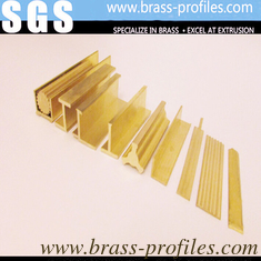 China Customised Copper Alloy Custom Extruded Profiles / Decorative Copper Profiles supplier