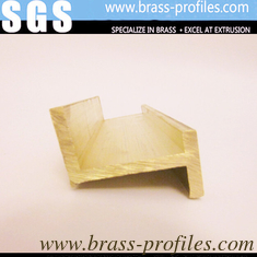 China Copper Extruding H - Profiles / Brass Hot Pressing H Sections supplier