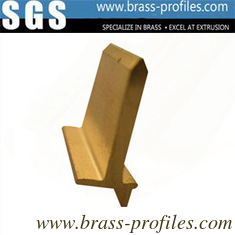 China Extruded Brass Profiles C3701 Copper Extrusions Alloy Frame supplier