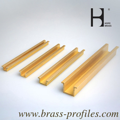 China Brass U Channel Extrusion Profiles Brass Extrusion U Shape supplier