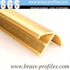 China Copper Extruding Profile Antique Brass Profiles Decorative Brass Profiles supplier