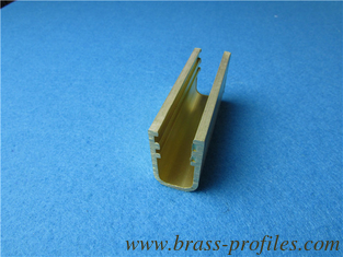 China 8FT CuPb3Zn39 High Tensile Brass Extrusion U Channel for Decoration supplier