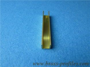 China 25mm*15mm C3800 Copper Alloy U Shape and Brass Extrusion U Channel supplier