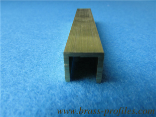 China Different Shape Copper U Channel and Size Brass Extruding U Channel supplier