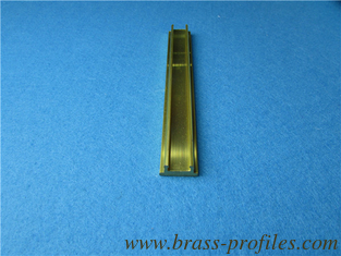 China Designer Brass Extrusion U Channel CuPb3Zn39 Copper U Profiles supplier