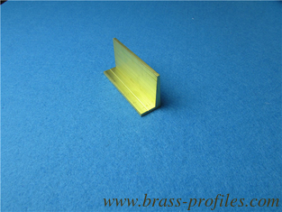 China Brass L Profile For Kitchen Cabinets Brass Extruding L Sections supplier