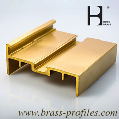 China Enhance Your Building s Durability with Golden Brass Exterior Window Frame supplier