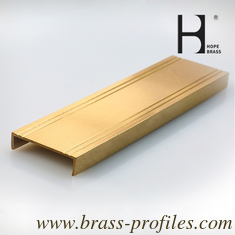 China 10 Pieces MOQ Customized Decorative Copper Brass Profiles Customization Available supplier