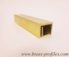 China Brass U-section Shape For Door Or Window Track Brass U Channel supplier