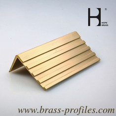 China Gold Brass Antislip Stair Strip The Ideal Choice for Safe / Stylish Stairs supplier