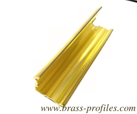 China Barss Stair Handrail Brass Profile Shapes Brass Alloys Rail Bar supplier