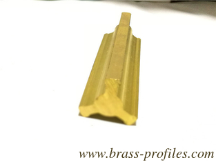 China Extruded Brass Profiles Lead Brass Alloys Extrusion Profiles supplier