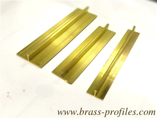 China Polishing Copper T Slot Framing Polished and Extruded Brass T Shape supplier