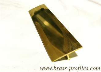 China Customized Polished Brass T Bar Polishing Copper T Slot Framing supplier