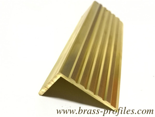 China Antislip Brass Stair Nosing for Decking Brass Antislip Stair Strip supplier