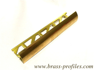 China Solid Polish Brass Stair Nosing Step Edging Brass Stair Strip supplier
