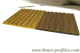 China Polished Brass Flat Bar C380 Decorative Copper Brass Profiles supplier