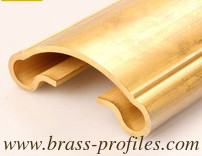 China Luxurious Brass Arm Rail And Golden Design Brass Stair Handrails supplier