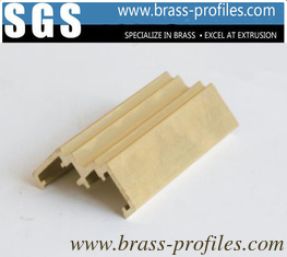 China Copper Brass Door &amp; Window Profile With Extrusion Polish Process supplier
