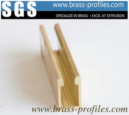China Custom Designed Perfectly Structural U Shape Channel Brass profiles supplier