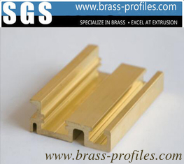 China Brass Copper Alloy Extruded Sections C3800 Brass Window Frame supplier