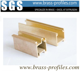 China Sliding Door Frame Brass Extrusions , Brass Sliding Frame for Door supplier
