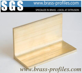 China Durable Solid Brass L Edge Trim Sheet Hot Sale Copper L Bar supplier