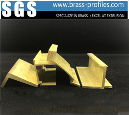 China Expert Shining Golden Windows And Doors Copper Alloy Profiles supplier