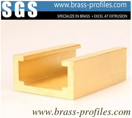China Durable Build Decorative Copper Material Profiles Section In Brass supplier